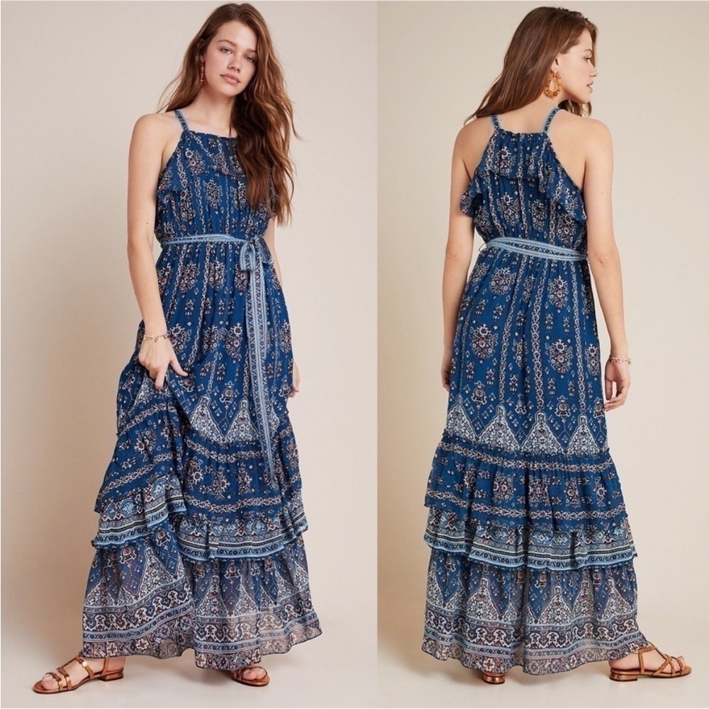 Anthropologie Bohemian, maxi dress